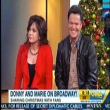 STAGE TUBE: DONNY & MARIE Talk Reuniting on Broadway